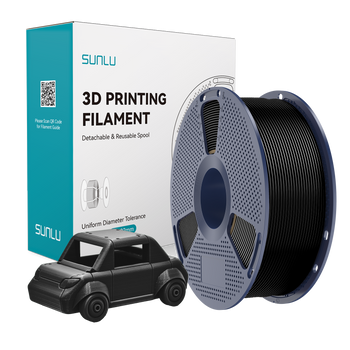 Filament SUNLU PETG Black Czarny 1kg 1,75mm