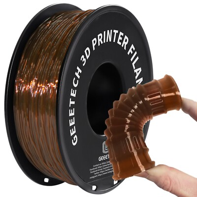 Filament Geeetech TPU Transparent Brown Brązowy Transparentny 1kg 1,75mm