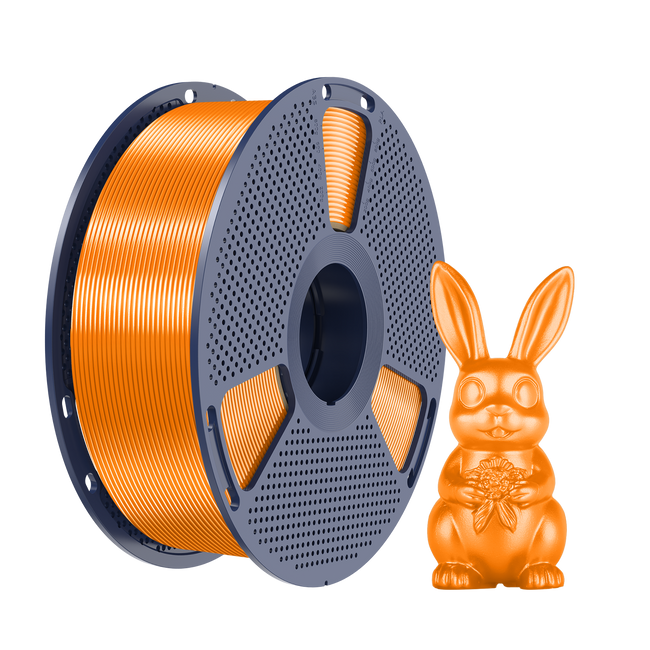 Filament SUNLU Silk PLA+ Orange Pomarańczowy 1kg 1,75mm