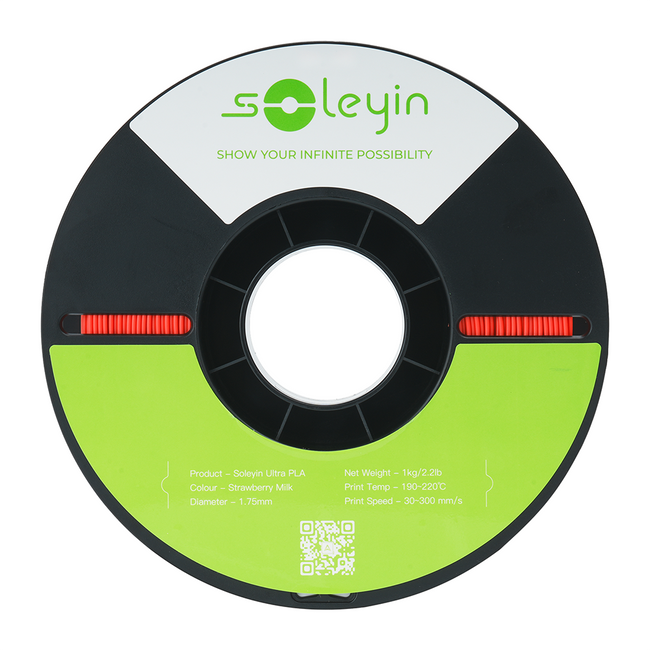 Filament Creality Soleyin Ultra PLA 1,75mm 1kg Czerwony Strawberry Cream
