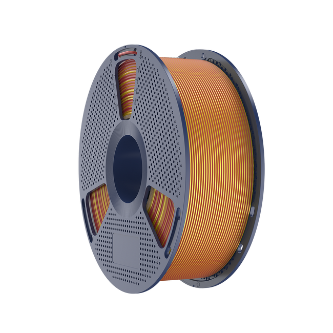 FILAMENT SUNLU SILK PLA+ DUAL COLOR CZERWONY ZŁOTY RED GOLD 250G