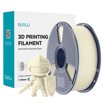 FILAMENT SUNLU PLA+ BIAŁY KOŚĆ SŁONIOWA BONE WHITE 1KG