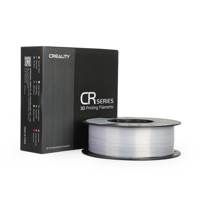 Filament Creality CR-PLA Silk Silver Srebrny 1kg 1,75mm