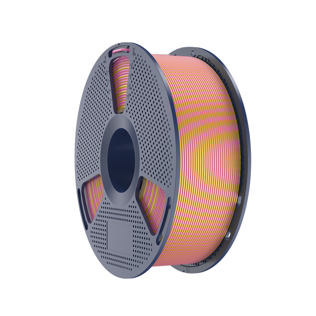 Filament SUNLU Silk PLA+ Dual-color Pink Gold Różowo-złoty Dwubarwny 250g 1,75mm