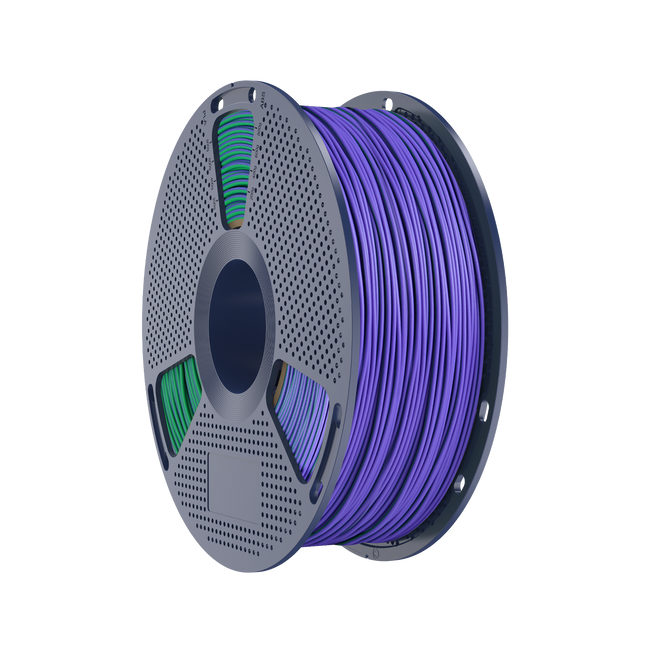 Filament SUNLU PLA Matte Dual-color Green Purple Zielony Fioletowy 1kg 1,75mm