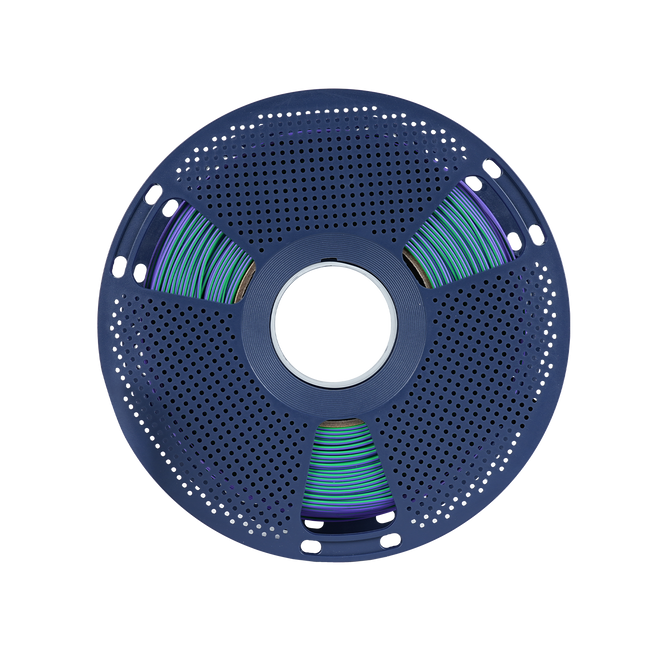 Filament SUNLU PLA Matte Dual-color Green Purple Zielony Fioletowy 1kg 1,75mm