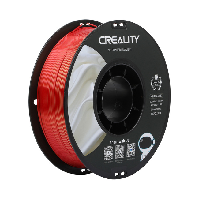 Filament Creality CR-PLA Silk Gold Red Złoty Czerwony 1kg 1,75mm