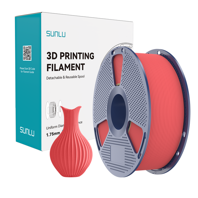 FILAMENT SUNLU PLA CLASSIC WIŚNIOWY CHERRY RED 1KG