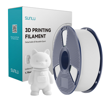 Filament SUNLU PLA Matte White Biały 1kg 1,75mm
