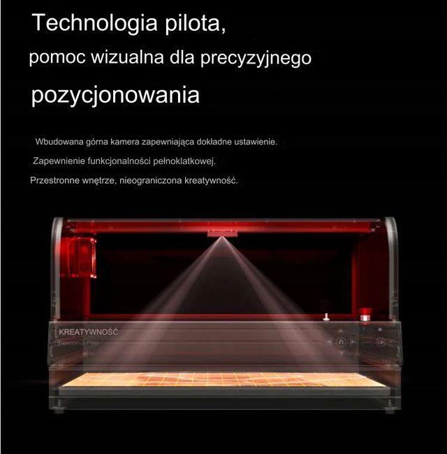 NOWOŚĆ 2024 POTĘŻNY LASER CREALITY FALCON 2 PRO 40W + LASER 1.6W 23% PL