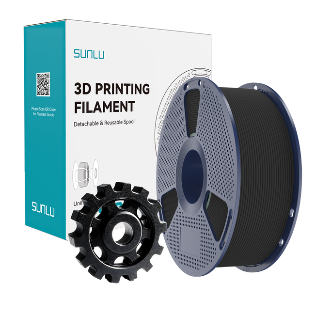 Filament SUNLU PETG-CF (Carbon Fiber) Black Czarny 1kg 1,75mm