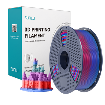 Filament SUNLU PLA Rainbow 02 Tęcza 02 1kg 1,75mm