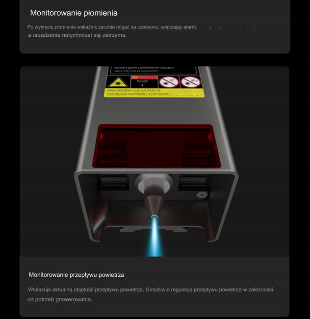 NOWOŚĆ 2024 POTĘŻNY LASER CREALITY FALCON 2 22W ZAMKNIĘTA OBUDOWA 23% PL