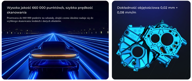 CREALITY SKANER 3D CR-SCAN Raptor Pro