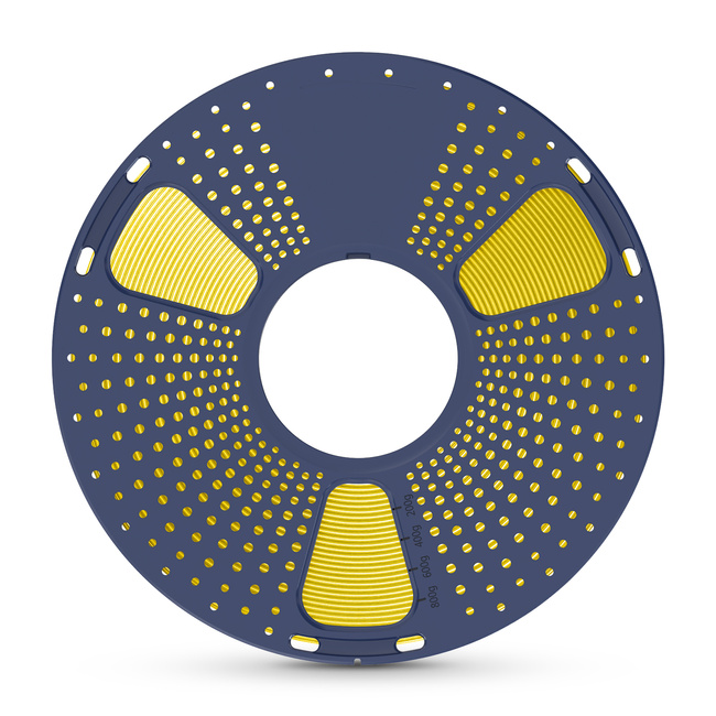 FILAMENT SUNLU TRANSPARENT YELLOW TRANSPARENTNY ŻÓŁTY PLA+ 1,75mm 1kg