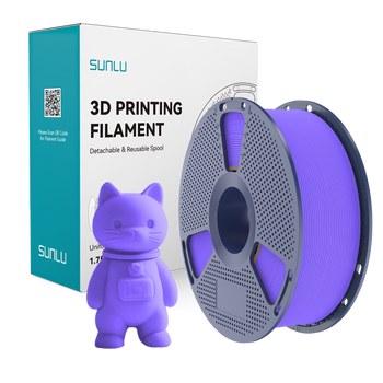 Filament SUNLU PLA Matte Lavender Purple Fioletowy Lawendowy 1kg 1,75mm