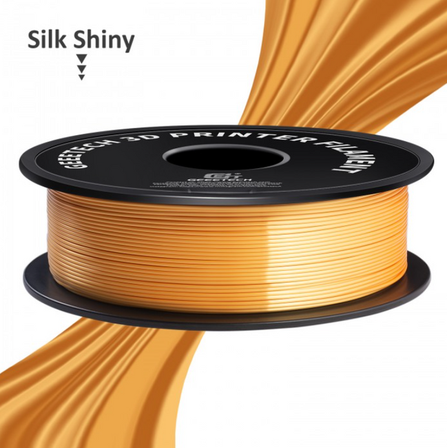 FILAMENT GEEETECH PLA SILK GOLD ZŁOTY 1,75mm 1KG