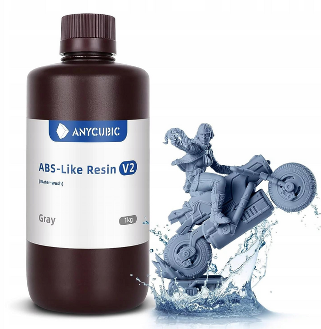 Żywica UV Anycubic 1l Abs-like V2 Szary Gray