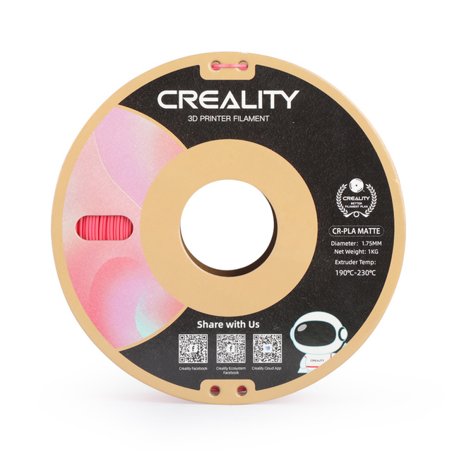 FILAMENT CREALITY CR-PLA MATTE CZERWONY RED MAT 1KG 1,75mm