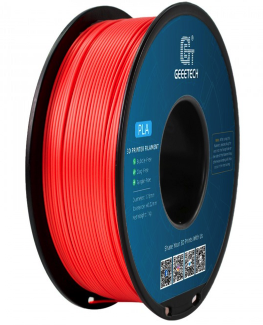 GEEETECH FILAMENT PLA RED CZERWONY 1KG