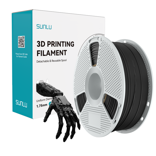 Filament SUNLU Easy PA Black Czarny 1kg 1,75mm