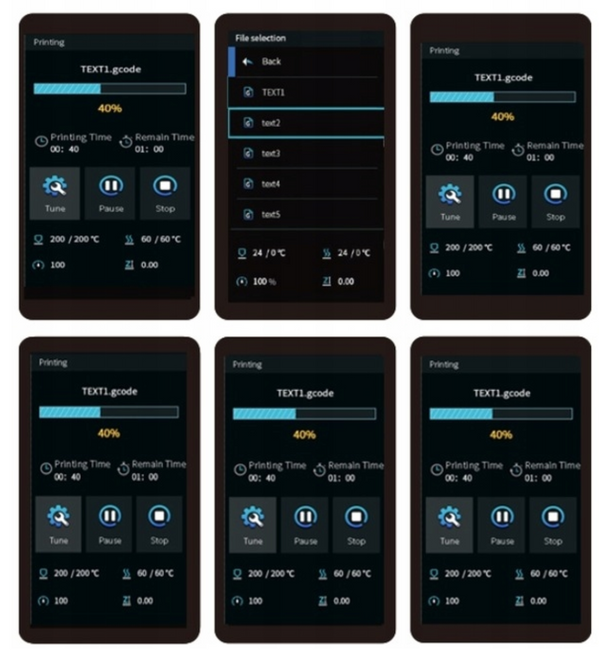 Ekran dotykowy Creality 4,3" do Ender 3/3S/3 Pro/3 V2 — oryginalny
