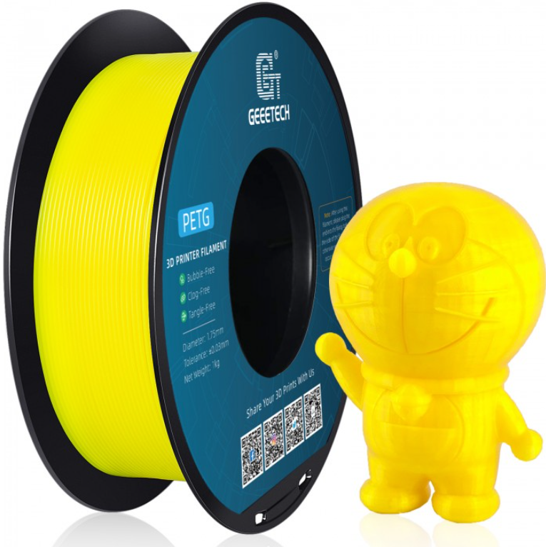 Filament Geeetech PETG Yellow Żółty 1,75mm 1kg
