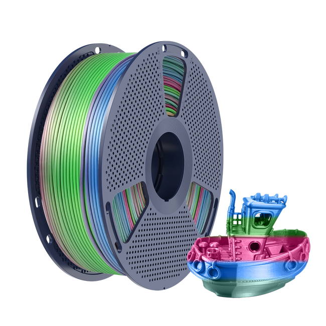 Filament SUNLU Silk PLA+ Rainbow 06 Tęcza 06 1kg 1,75mm