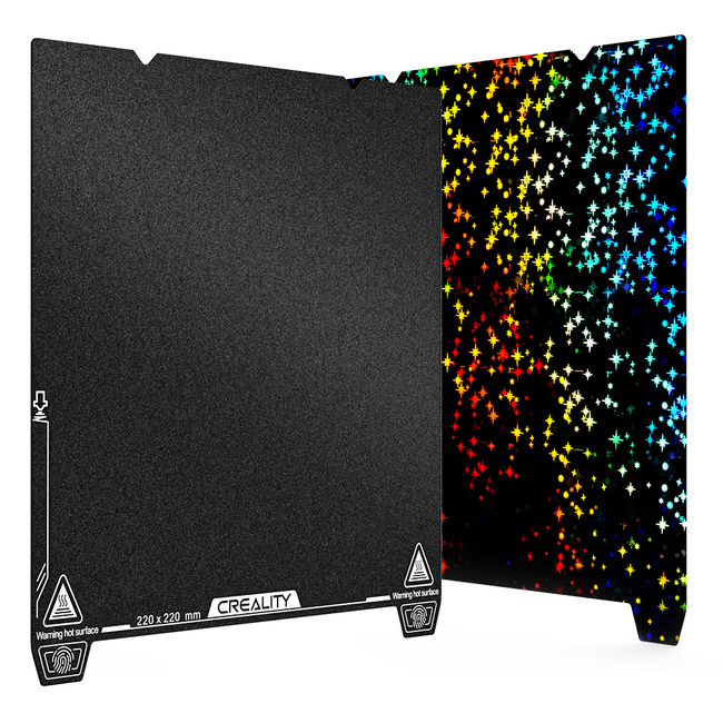 Podkładka Creality gładka PET "Stars"+szorstka PEI 235x235 Ender 3 V3, S1