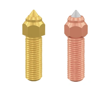 Zestaw 2 dysz Creality M6 0.4 mm do K1, K1 Max i Ender-3 V3 KE — mosiądz + stal 23 mm
