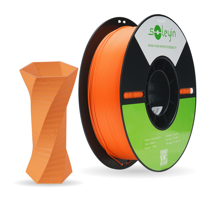 Filament Creality Soleyin Ultra PLA 1,75mm 1kg Pomarańczowy Rosehip