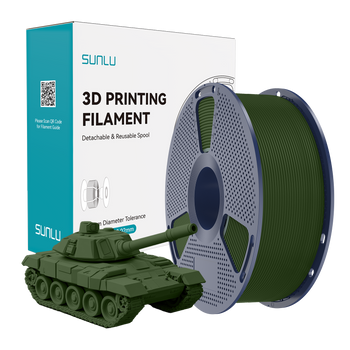 Filament SUNLU High Speed PLA+ Olive Green Zielony Oliwkowy 1kg 1,75mm