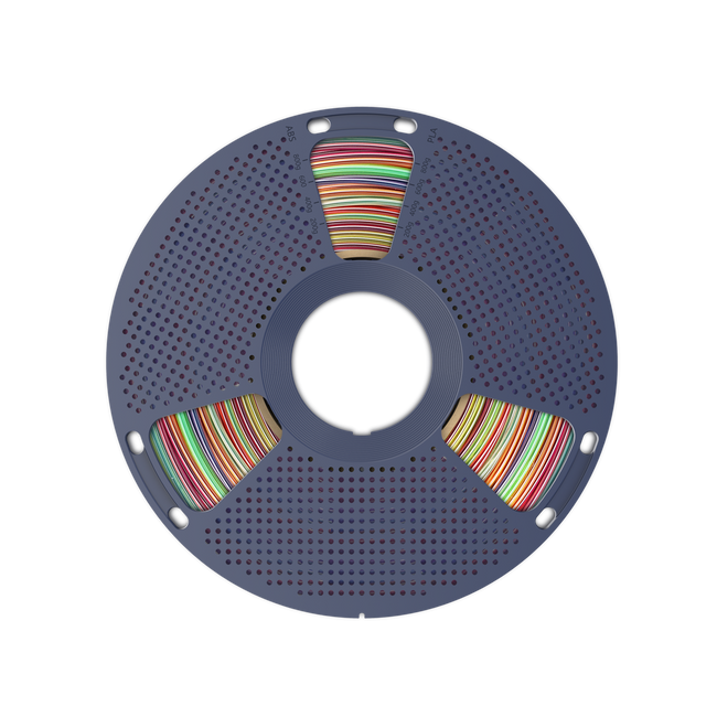 FILAMENT SUNLU PLA TRANSPARENT TĘCZA 01 RAINBOW 01 1KG