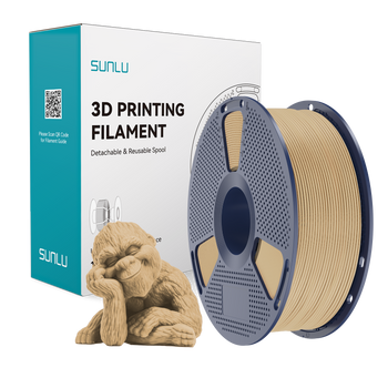 Filament SUNLU PLA Wood Maple Wood Drewno Klonowe 1kg 1,75mm