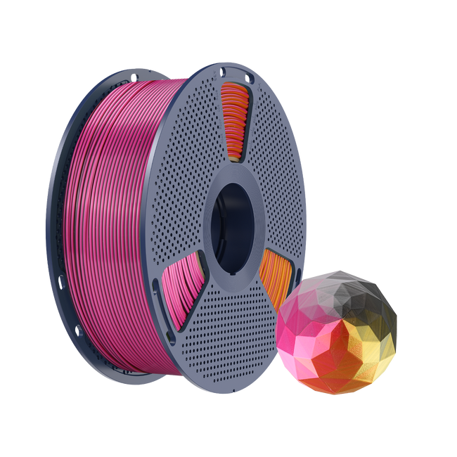 Filament SUNLU Silk PLA+ Four-color Black Grey Red Yellow 1kg 1,75mm