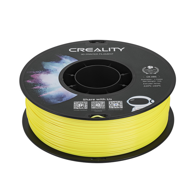 ORYGINALNY FILAMENT CREALITY CR-ABS ŻÓŁTY YELLOW 1KG 1,75mm
