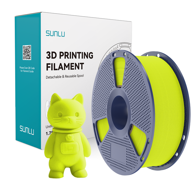 Filament SUNLU PLA Matte Sprout Green Zielony 1kg 1,75mm