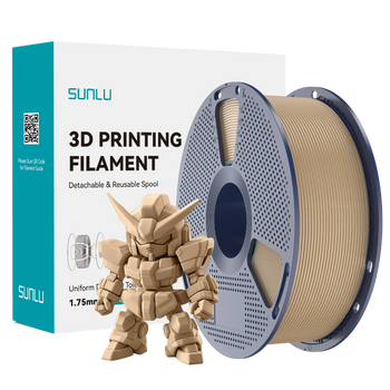 Filament SUNLU Pla+2.0 Oak Brązowy Dębowy 1kg 1,75mm