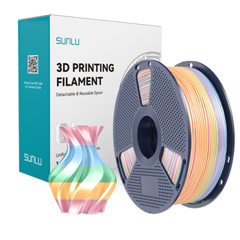 Filament SUNLU Silk PLA+ Rainbow 04 Tęcza 04 1kg 1,75mm