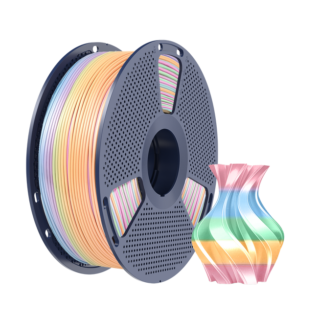 Filament SUNLU Silk PLA+ Rainbow 04 Tęcza 04 1kg 1,75mm