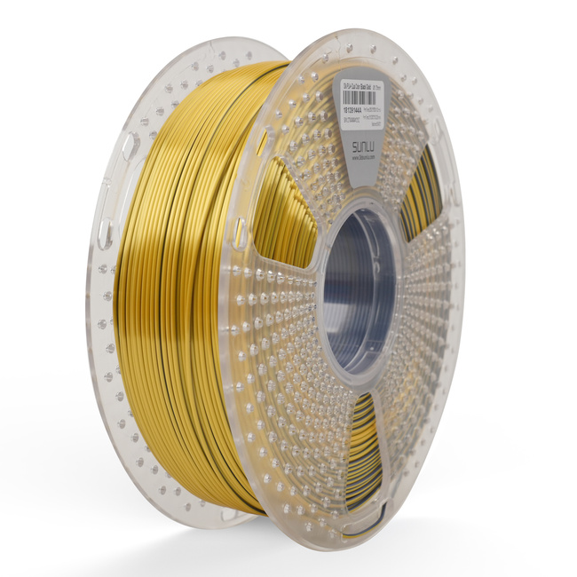 Sunlu PLA+  Silk Dual Black Gold Czarny Złoty 1kg