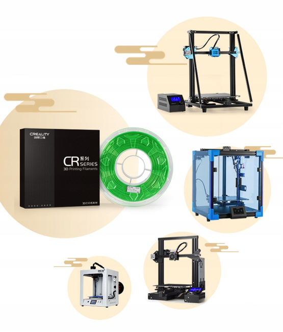 Filament Creality PLA Silk Żółty Błyszczący