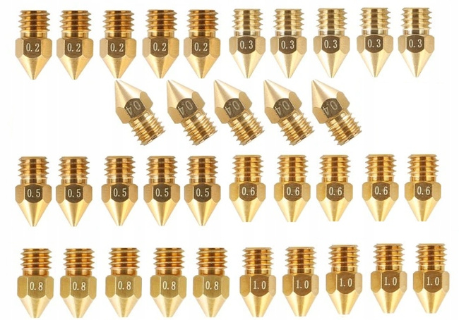 24xZESTAW DYSZA CREALITY 3 v2 5 pro różne rozmiary