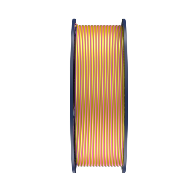 Filament SUNLU Silk PLA+ Dual-color Pink Gold Różowo-złoty Dwubarwny 250g 1,75mm