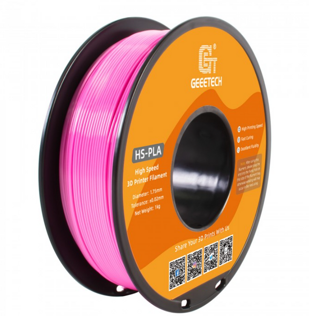 FILAMENT GEEETECH HIGH SPEED RÓŻOWY PINK PLA 1kg