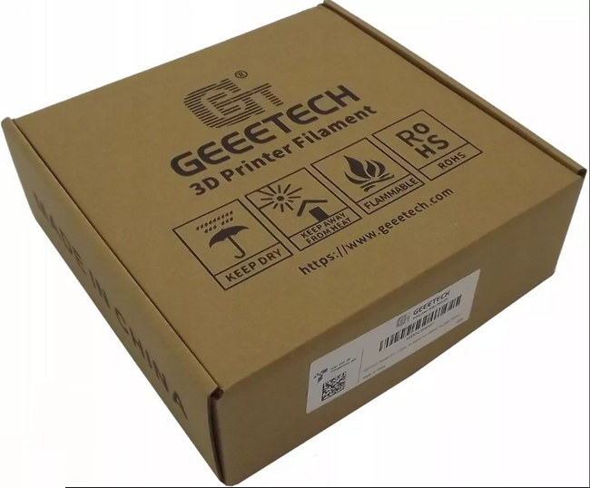 Filament Geeetech Silk Trójkolorowy Czerwony Złoty Fioletowy PLA 1kg