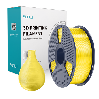Filament SUNLU PETG Transparent Yellow Żółty Transparentny 1kg 1,75mm