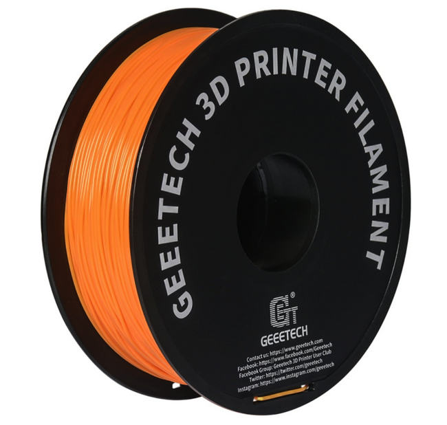 GEEETECH FILAMENT PLA ORANGE POMARAŃCZOWY MARCHEWKOWY 1KG