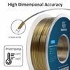 Filament Geeetech PLA Silk Dual Gold Silver Złoto-srebrny 1,75mm 1kg