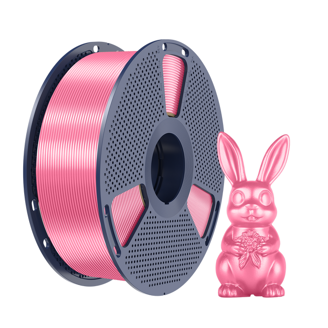 Filament SUNLU Silk PLA+ Pink Różowy 1kg 1,75mm